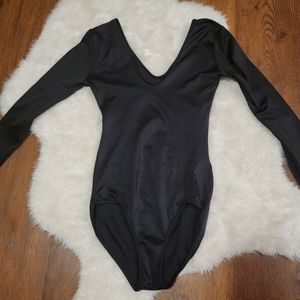 EUC Black Bodysuit Size Small
